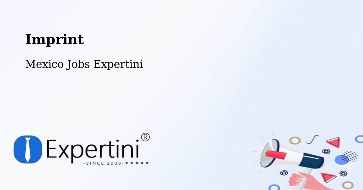Imprint – Unión Y Progreso - Mexico Jobs Expertini